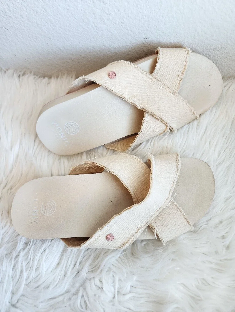 VIONIC PANAMA BEACH SANDAL SEMOLINA SIZE 7 EUC - Picture 14 of 15